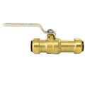 Tectite By Apollo 3/4 in. Brass Push-to-Connect Slip Ball Valve FSBBV34SL